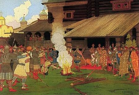 Ivan Bilibin Justice of the Rus